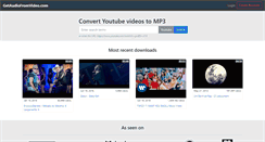 Desktop Screenshot of getaudiofromvideo.com